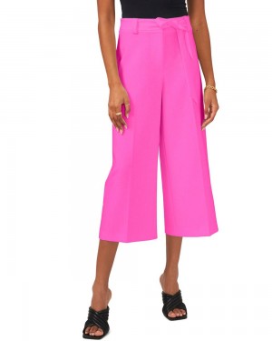 Dámské Kalhoty Vince Camuto Belted Culottes Růžové | 6235-UZPSO