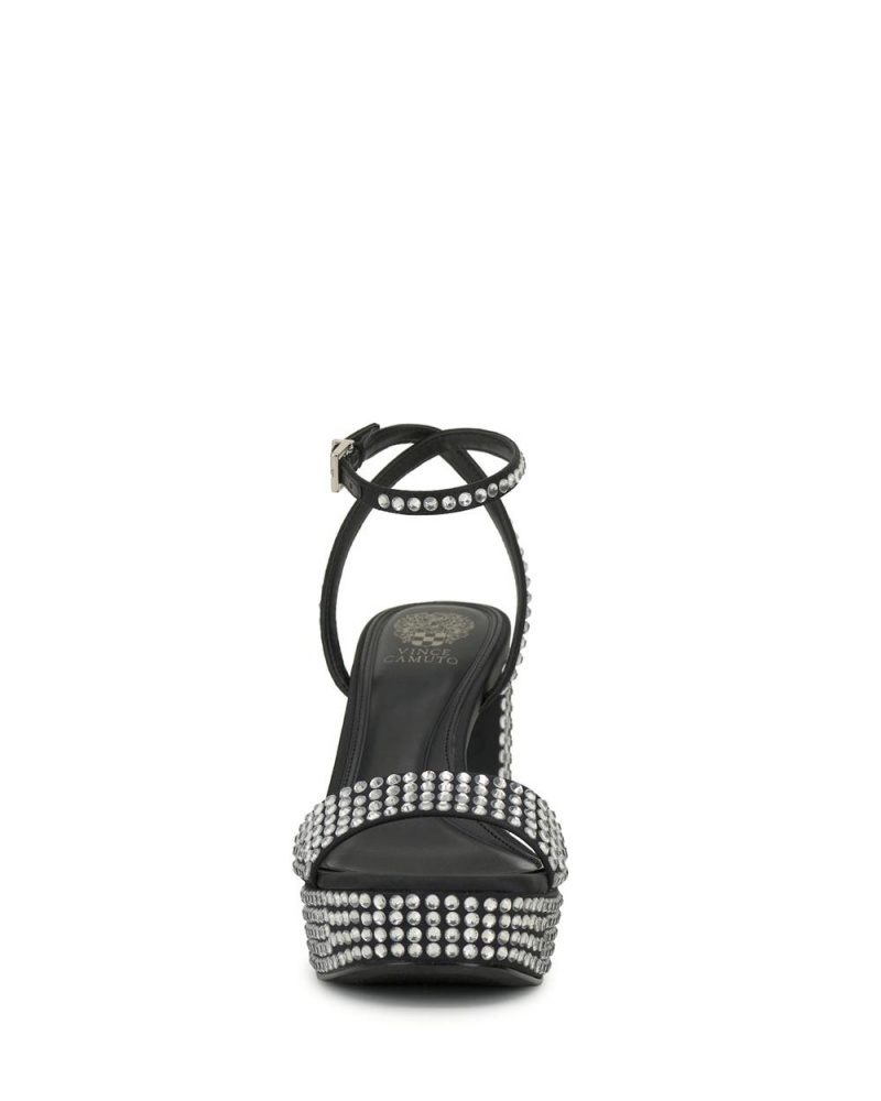 Dámské Boty Na Platformy Vince Camuto Pendrys Platformy Heel Černé | 5627-XHYOQ