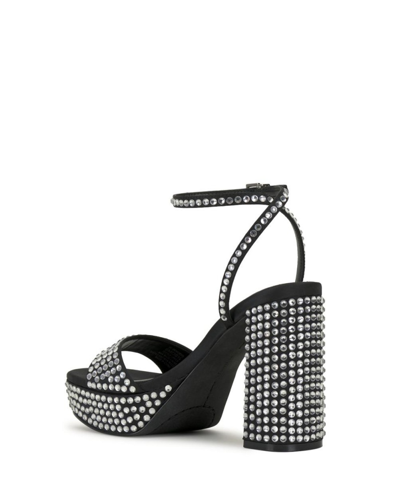 Dámské Boty Na Platformy Vince Camuto Pendrys Platformy Heel Černé | 5627-XHYOQ