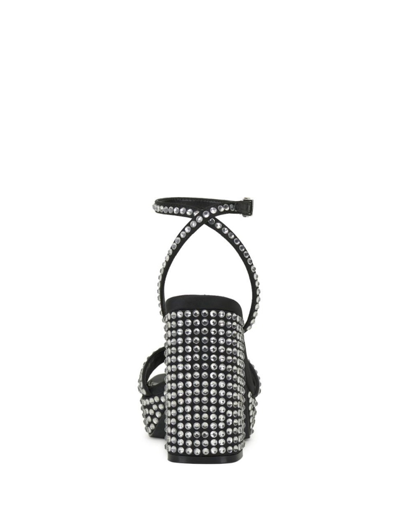 Dámské Boty Na Platformy Vince Camuto Pendrys Platformy Heel Černé | 5627-XHYOQ