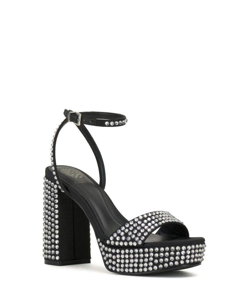 Dámské Boty Na Platformy Vince Camuto Pendrys Platformy Heel Černé | 5627-XHYOQ