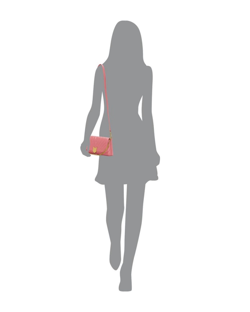 Dámské Crossbody Kabelka Vince Camuto Theon Flap Růžové | 9301-EXYJT