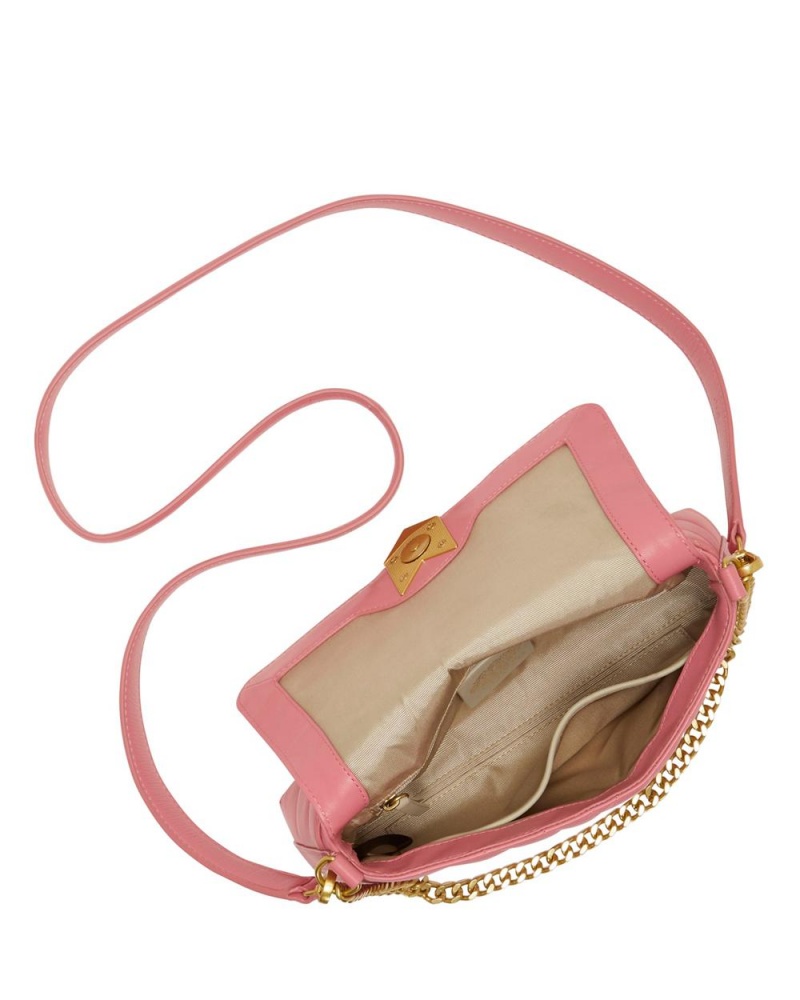 Dámské Crossbody Kabelka Vince Camuto Theon Flap Růžové | 9301-EXYJT