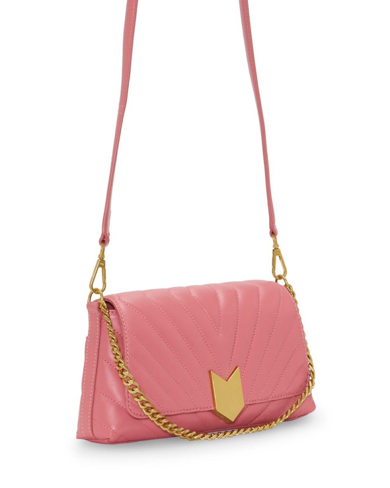 Dámské Crossbody Kabelka Vince Camuto Theon Flap Růžové | 9301-EXYJT
