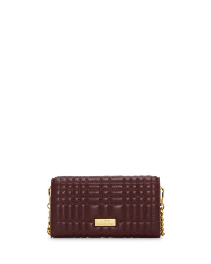 Dámské Kabelka Vince Camuto Barb Wallet On A Chain Vínové | 2648-OKYPR