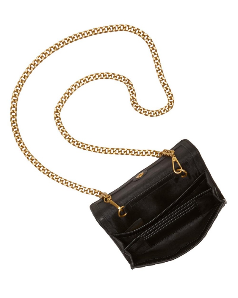 Dámské Kabelka Vince Camuto Theon Wallet On A Chain Černé | 7652-ZIXAN