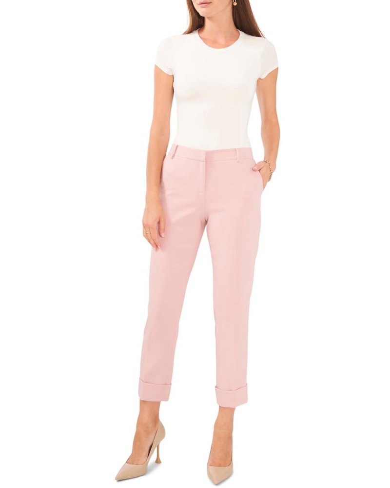 Dámské Kalhoty Vince Camuto Cuffed-Front Růžové | 4087-QCXGN