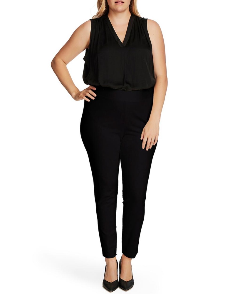 Dámské Legíny Vince Camuto Ponte (Plus Size) Černé | 9352-GLXNI