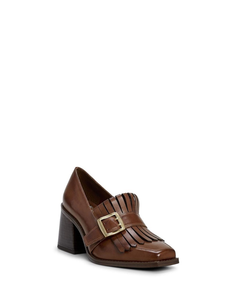 Dámské Loafers Vince Camuto Sedna Hnědé | 8257-IKSTD