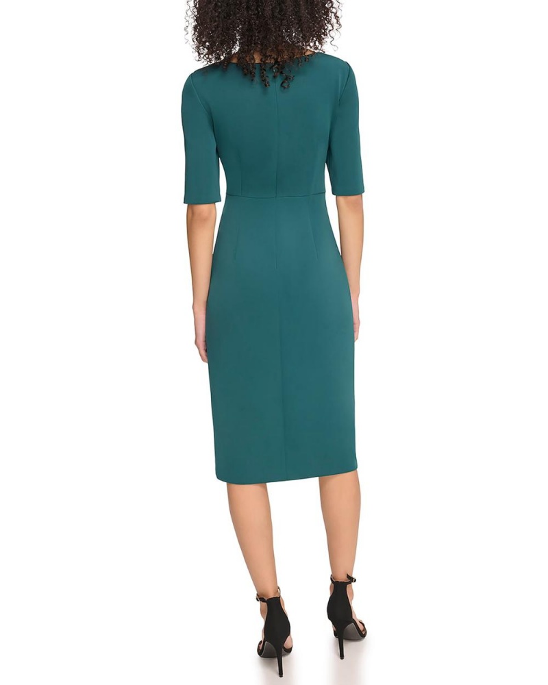 Dámské Midi Šaty Vince Camuto Ruffled-Skirt Zelene | 2587-ZVSAK