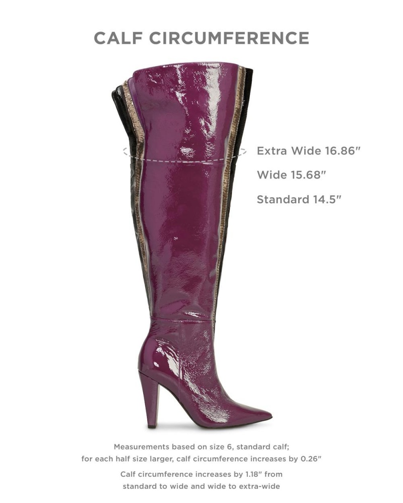 Dámské Over-The-Knee Boots Vince Camuto Minnada Extra Široké-Calf Černé | 3506-ZXMTU