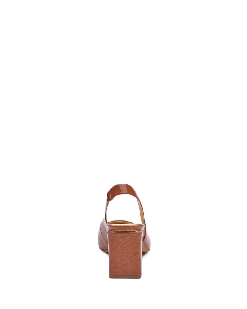 Dámské Podpatky Vince Camuto Hamden Slingback Hnědé | 2086-LZMGX