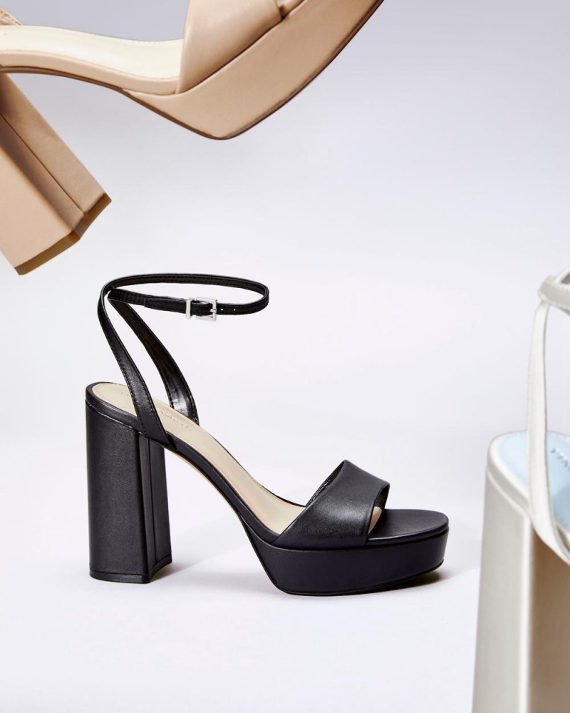 Dámské Podpatky Vince Camuto Pendry Černé | 6458-TDAZB